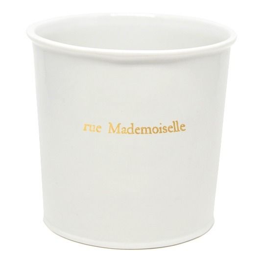 Alix D. Reynis - Gobelet en porcelaine RueÂ Mademoiselle 8,5 cm - Blanc