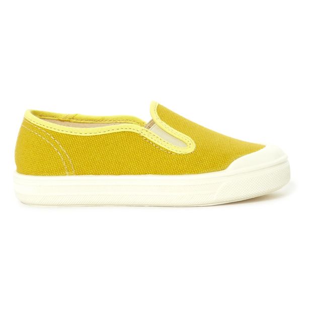 mustard canvas shoes