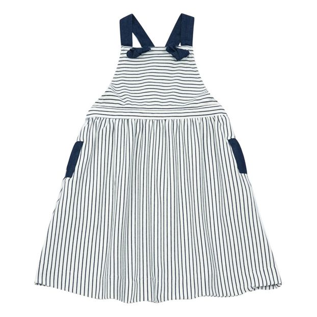 striped pinafore