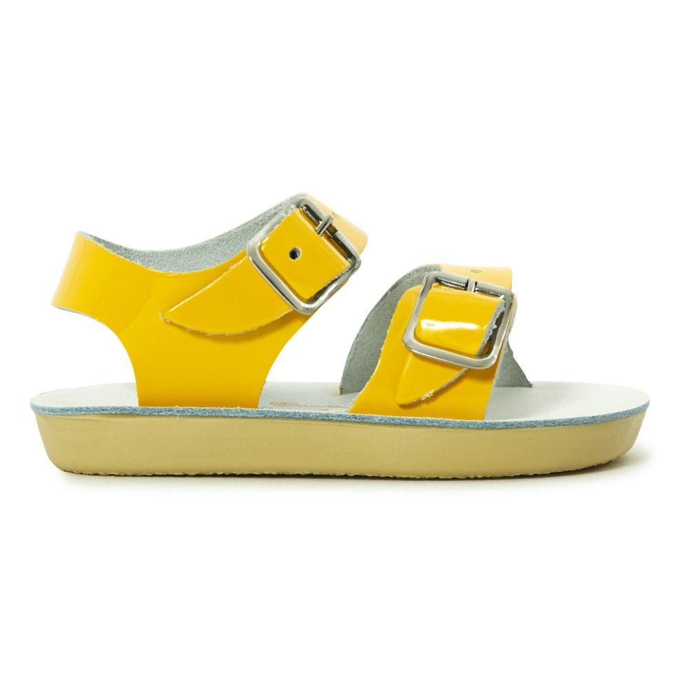 Salt-Water - Sandales Cuir Waterproof Seawee - Fille - Jaune
