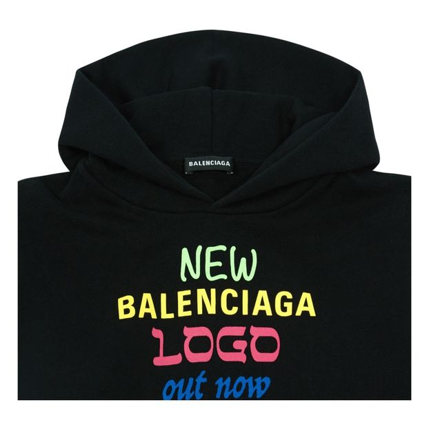 new balenciaga logo out now hoodie