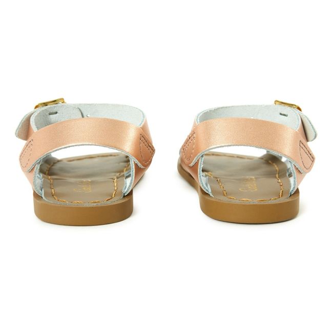 Salt-Water Original Waterproof Leather Sandals | Pink Gold