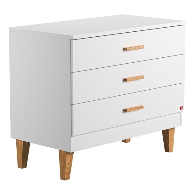 Commode Lounge En Chene Blanc Vox Design Bebe Enfant