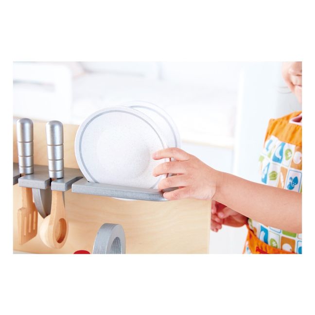 Juego de comiditas de madera - Set de 13 accesorios