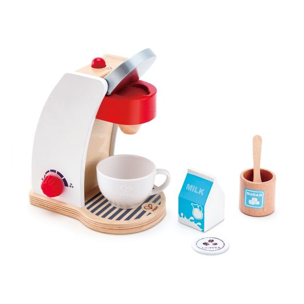 childrens wooden coffee machine