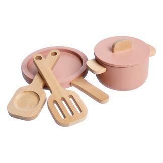 Flexa Play Pentole in legno - Set da 4 -listing