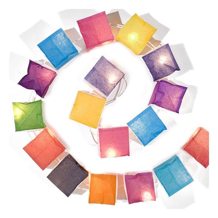Guirlande cubiste Tsé Tsé - Guirlande lumineuse en papier