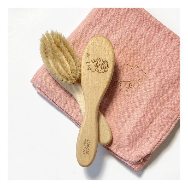 Cepillo para el pelo de haya y cerdas de seda Erizo- Imagen del producto n°4