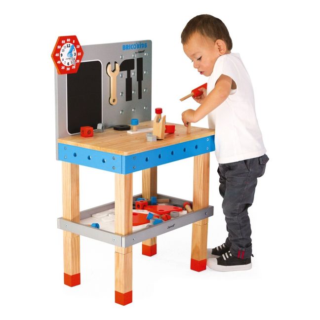 Taller Magnético Gigante Brico'Kids de madera con accesorios