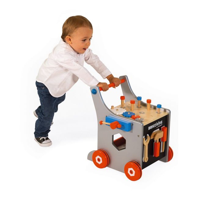 Brico Kids Wooden Magnetic Chariot with 25 Acessories 