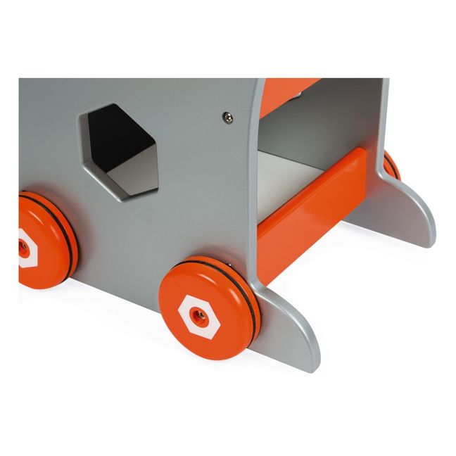 Carrito magnético Brico'Kids de madera con 25 accesorios