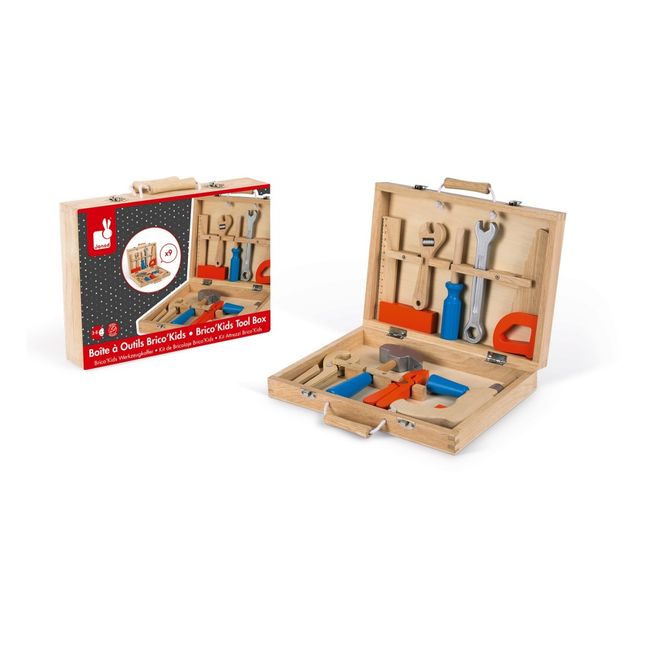 Caja de herramientas Brico'Kids - Set de 9 piezas