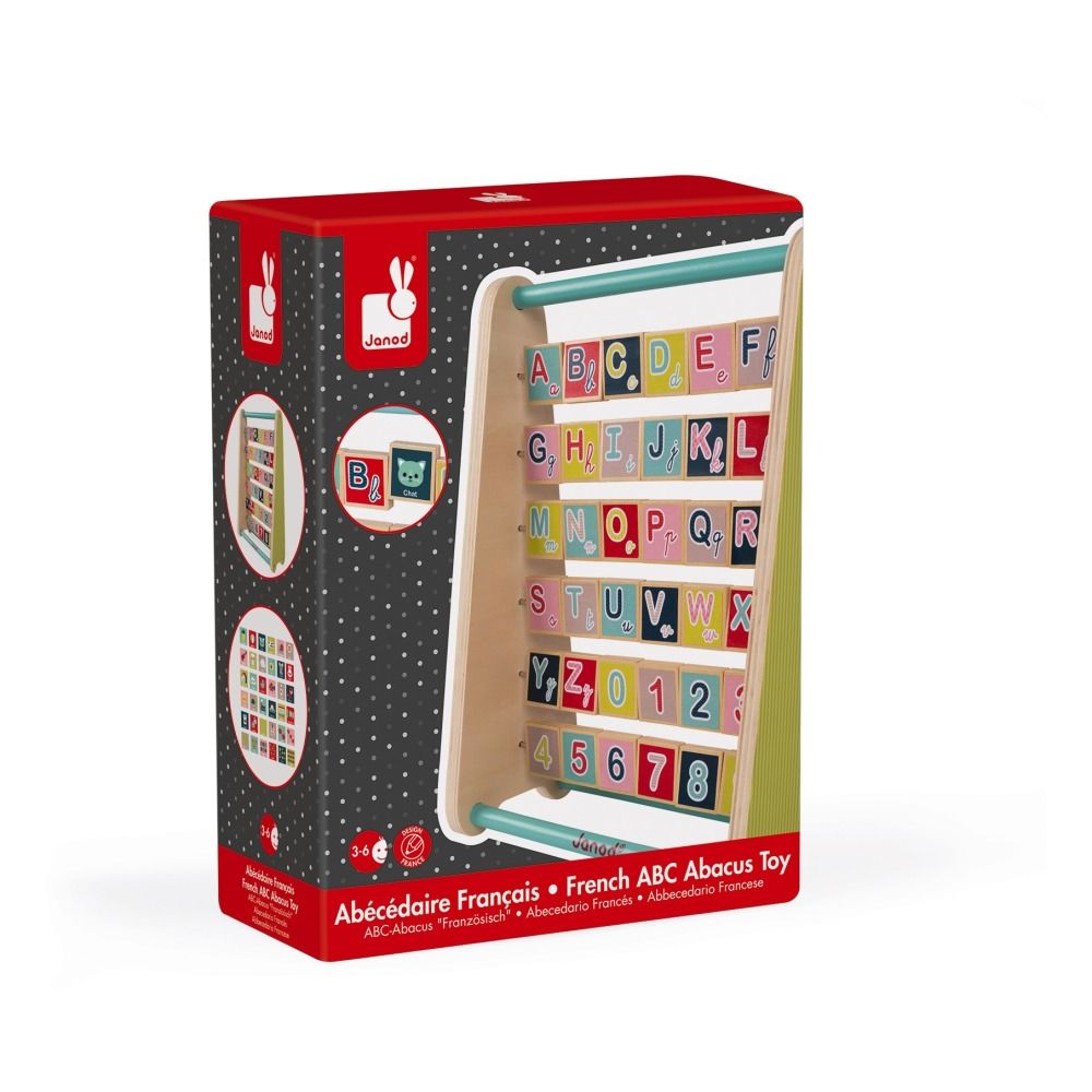 wooden alphabet abacus