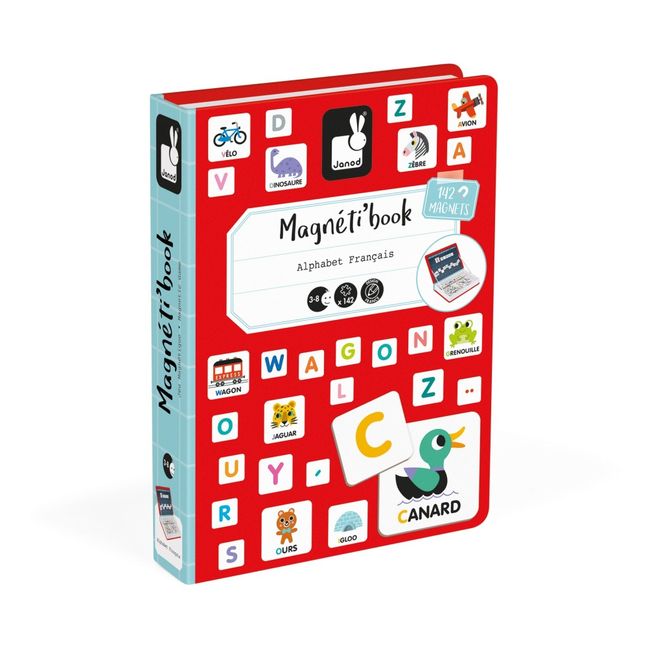 Livre magnétique alphabet Magnéti'book - 131 magnets