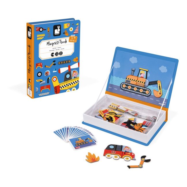 Race Car Magnetic Book - 50 magnets 