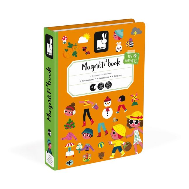 Magnetisches Buch 4 Jahreszeiten Magnéti'book - 115 Magneten
