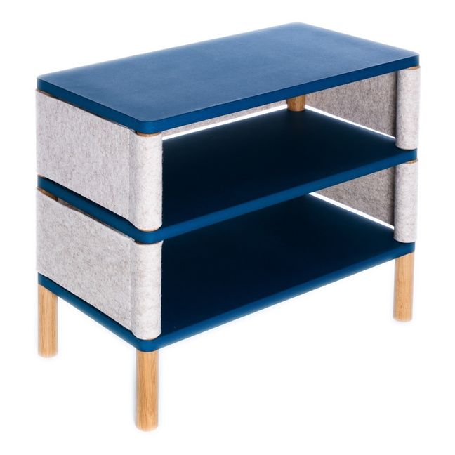 Victor Double Bookshelf Montessori Inspired   Petrol blue