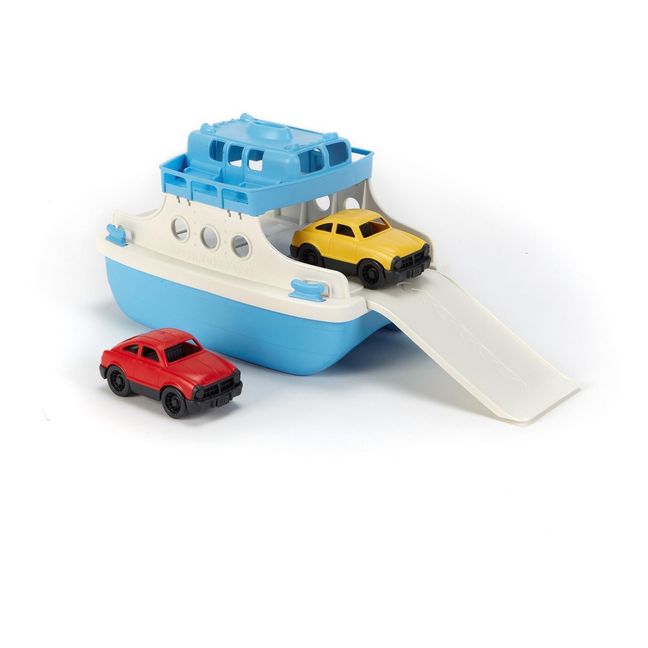 Ferry with two cars 