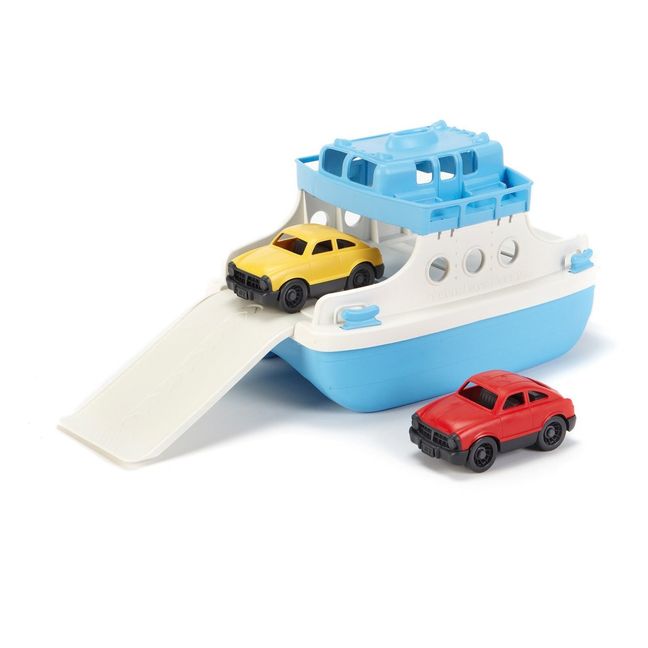 Ferry with two cars 
