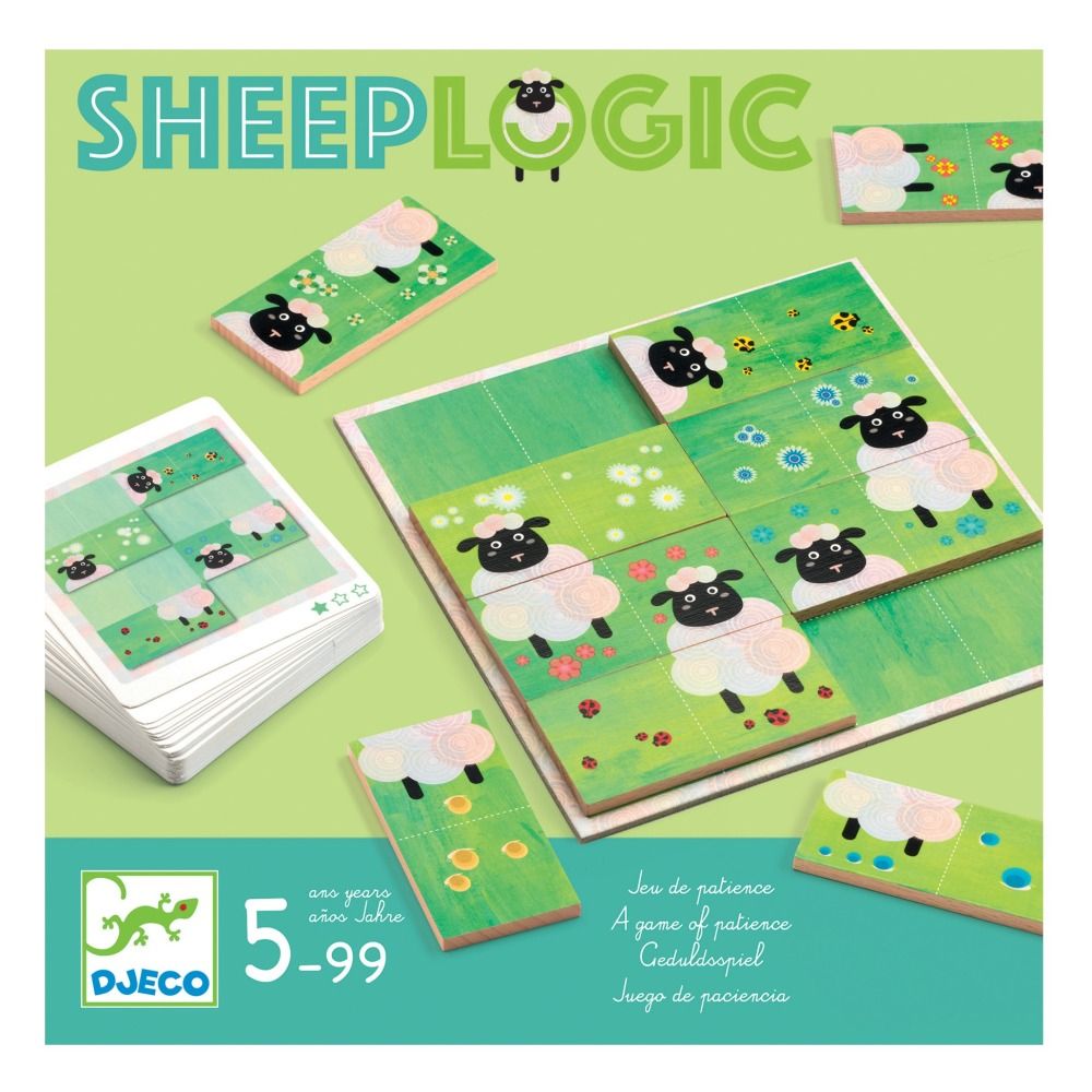 Djeco - Jeu de tactique Sheep Logic - Multicolore