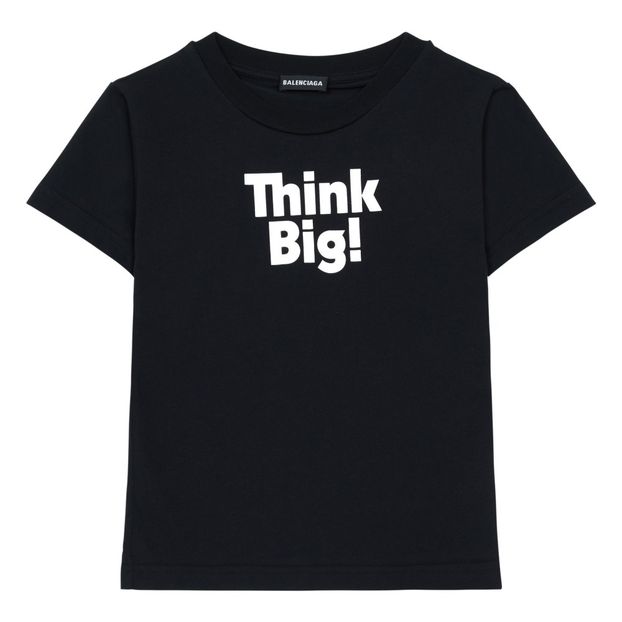 Think Big T-Shirt Black Balenciaga 