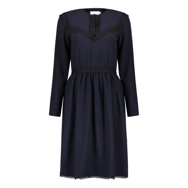 cotton crepe dress