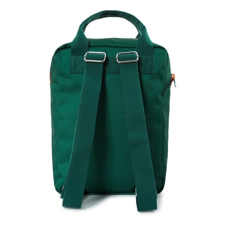 Large Recycled Plastic Backpack | Green- Product image n°3