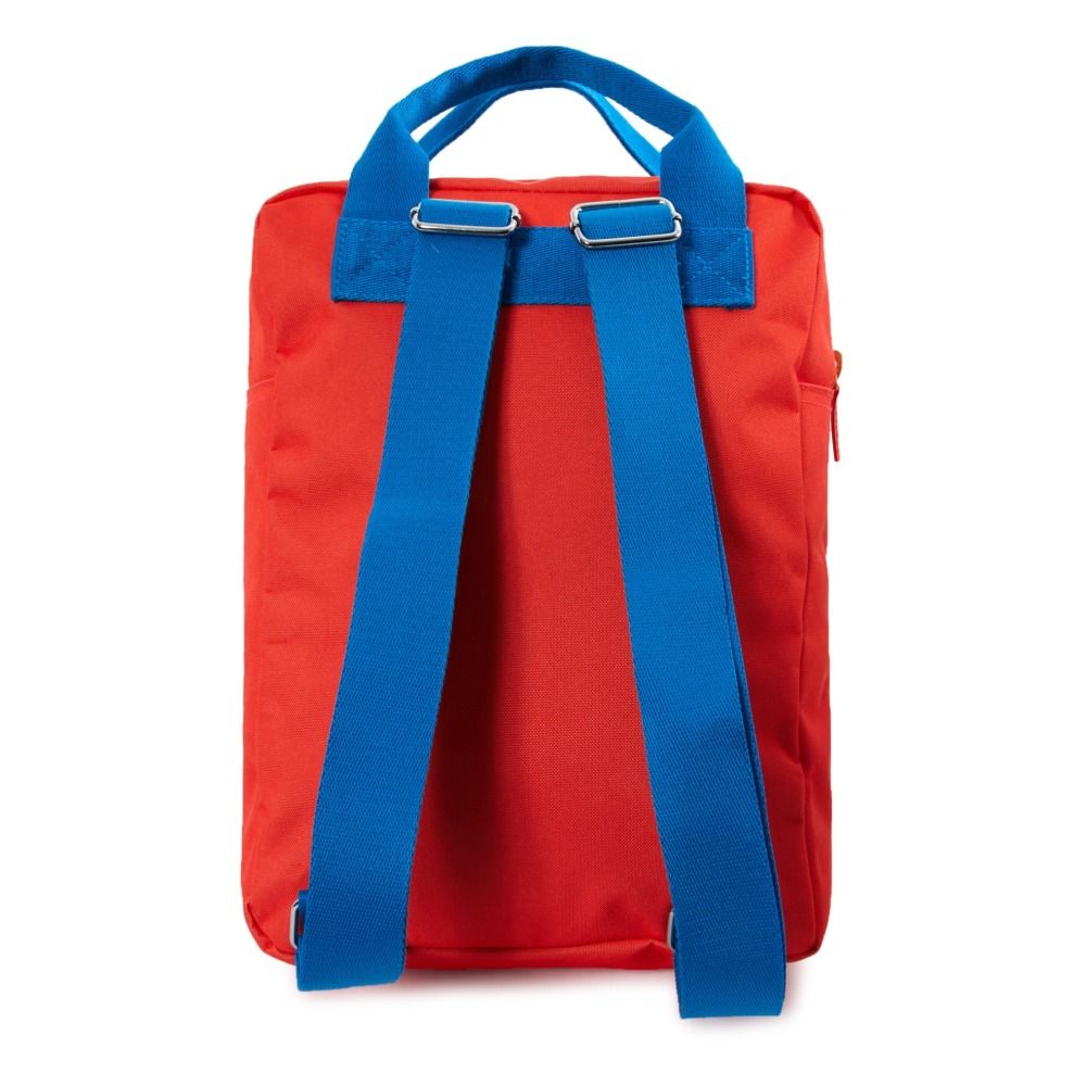 Zainetto Grande Plastica Riciclata Rosso Engel Moda Bambino