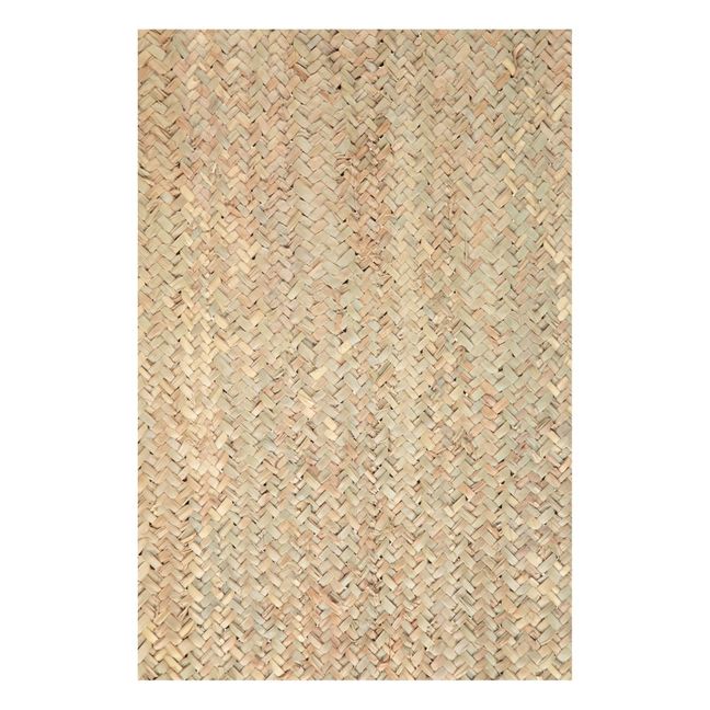 Tapis rectangulaire en feuille de palmier - 120x80 cm
