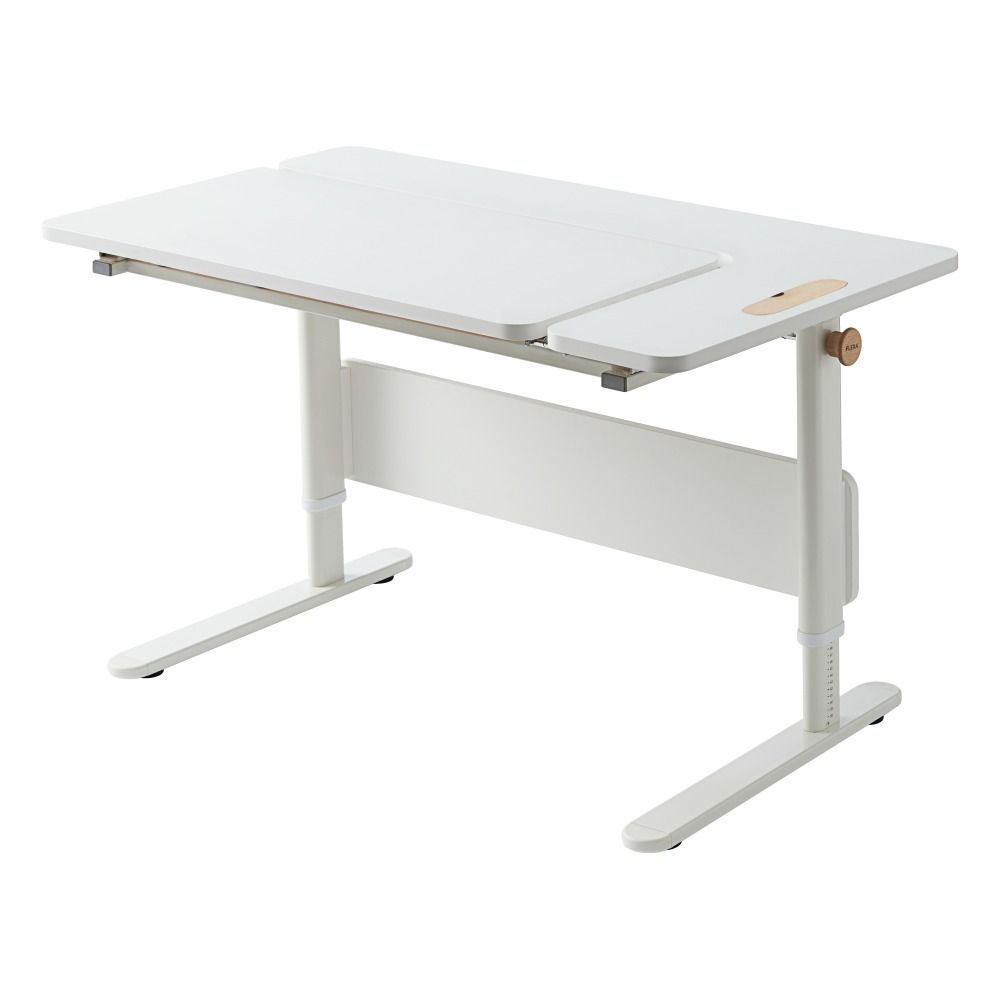 Flexa - Bureau Moby divisé inclinable à gauche - Blanc