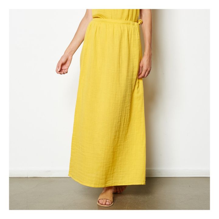 Vestido largo Ava - Colección Adolescente y Mujer - Sunflower Yellow S028- Imagen del producto n°2