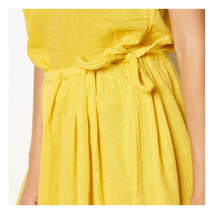 Vestido largo Ava - Colección Adolescente y Mujer - Sunflower Yellow S028- Imagen del producto n°5