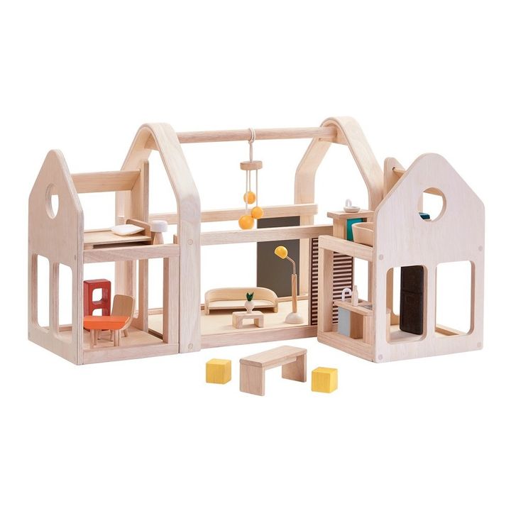 Modular 3 blocks Wooden House - Product image n°0