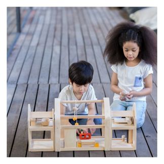 Plan Toys Casa 3 bloques modulares de madera-product