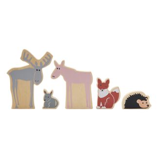 Kid's Concept Animali della foresta in legno - Set da 5-product
