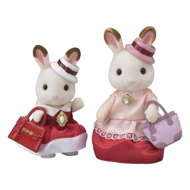 Dress up duo set - Chocolate Rabbits Mother and Girl 