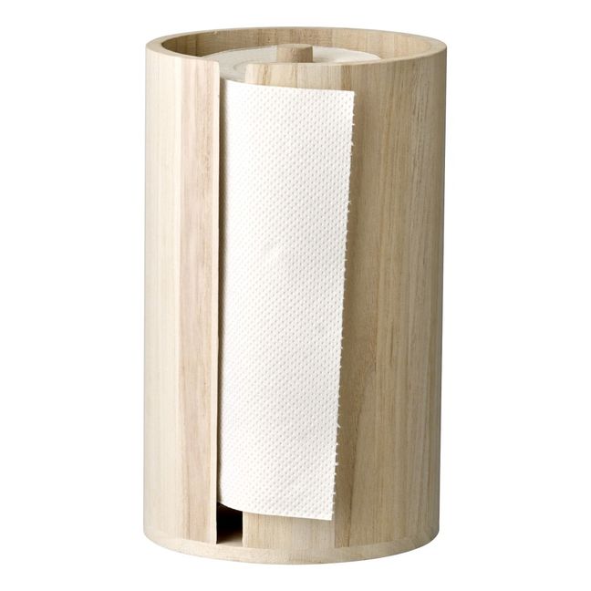 Wood Kitchen Roll Holder 
