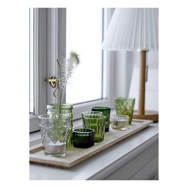 Piatto rettangolare con porta candele- Set da 9 