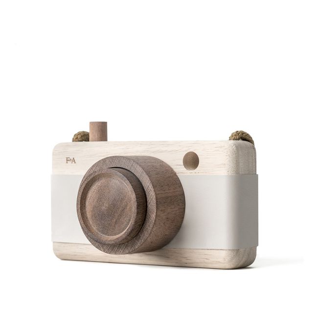 Fotoapparat aus Holz 