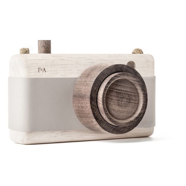 Fotoapparat aus Holz 