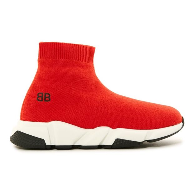 balenciaga kids red