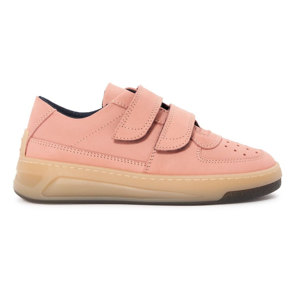 Acne Studios - Baskets Scratchs Cuir - Fille - Rose