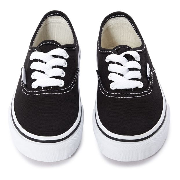 Baskets Lacets Authentic Noir Vans Chaussure Enfant