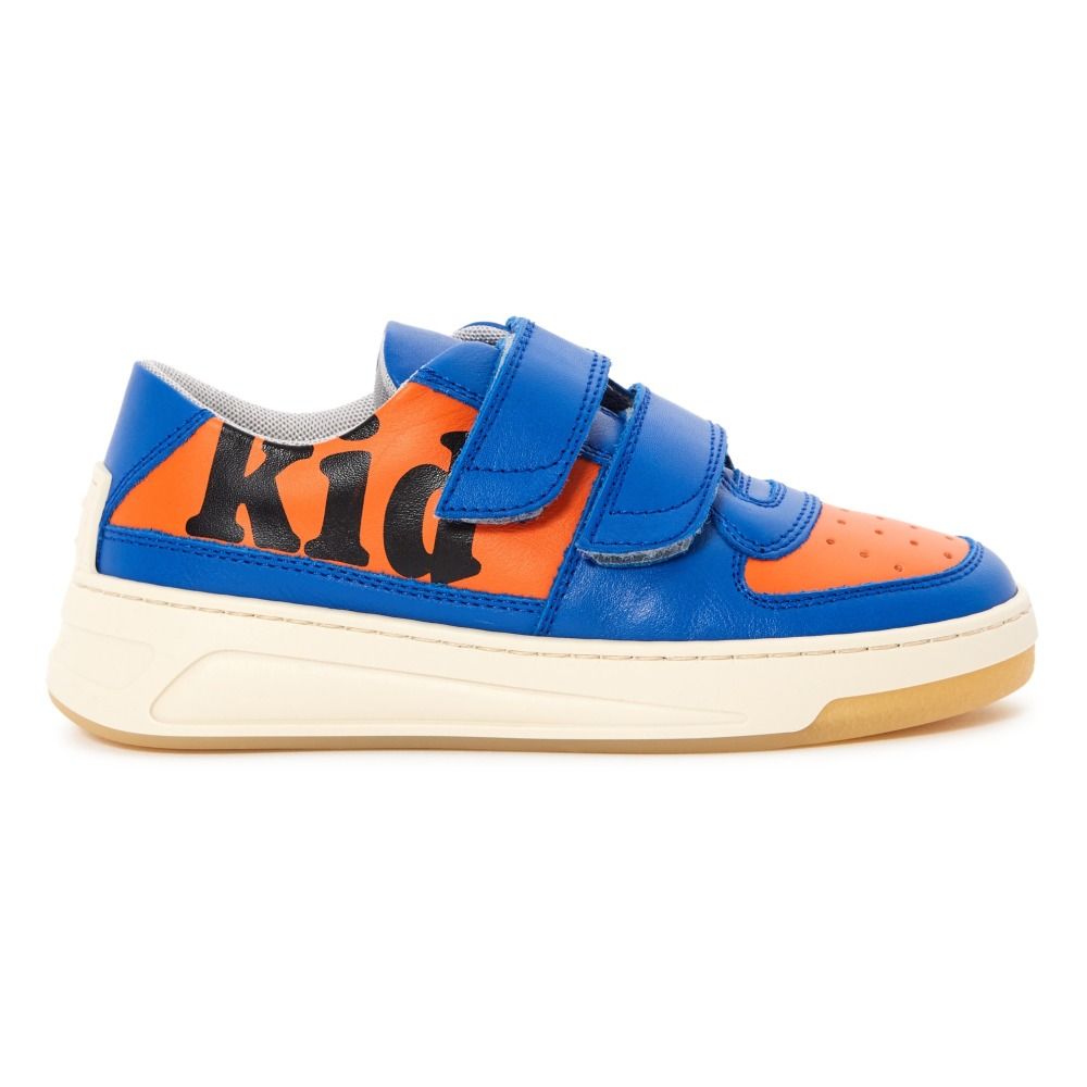 Acne Studios - Baskets Scratchs Cuir - Fille - Bleu