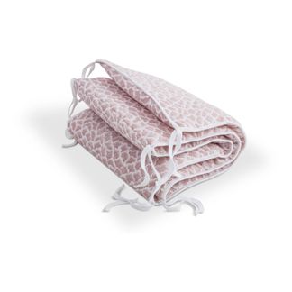 Moumout Protector de cuna de gasa de algodón acolchado, estampado-listing