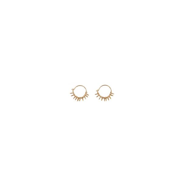 My Small Gold Over Silver Hoop Earrings 5 Octobre Fashion My Small Gold Over Silver Hoop Earrings Product