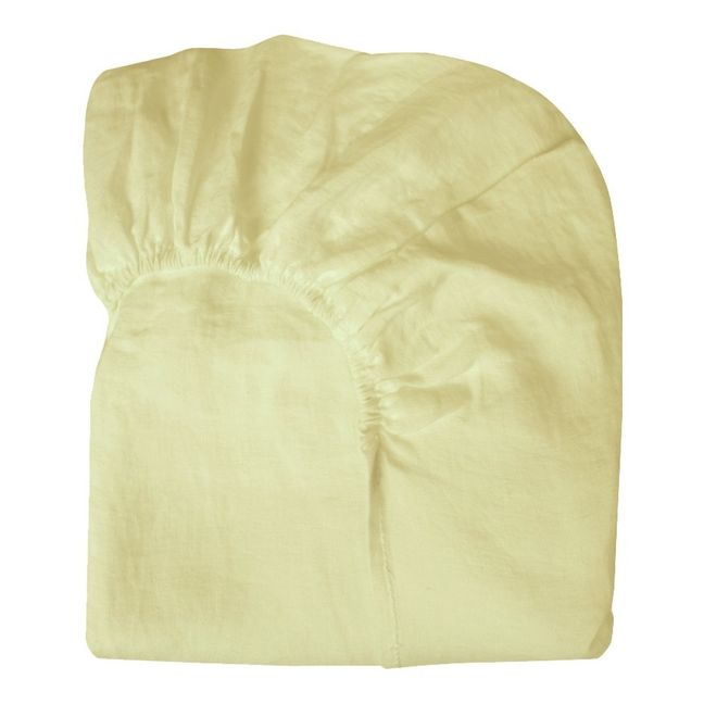 Cotton Gauze Baby Fitted Sheet  | Vanilla