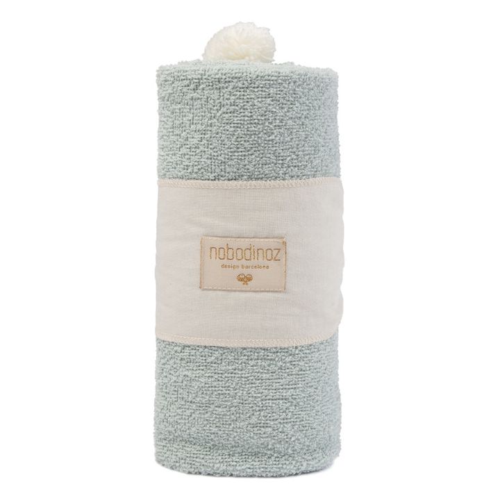 So Cute Organic Cotton Bathcape  73x73cm | Green- Product image n°2