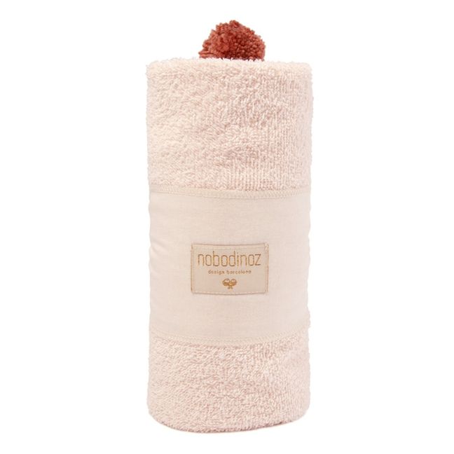Capa de baño So Cute de algodón biológico 73x73 cm | Rosa