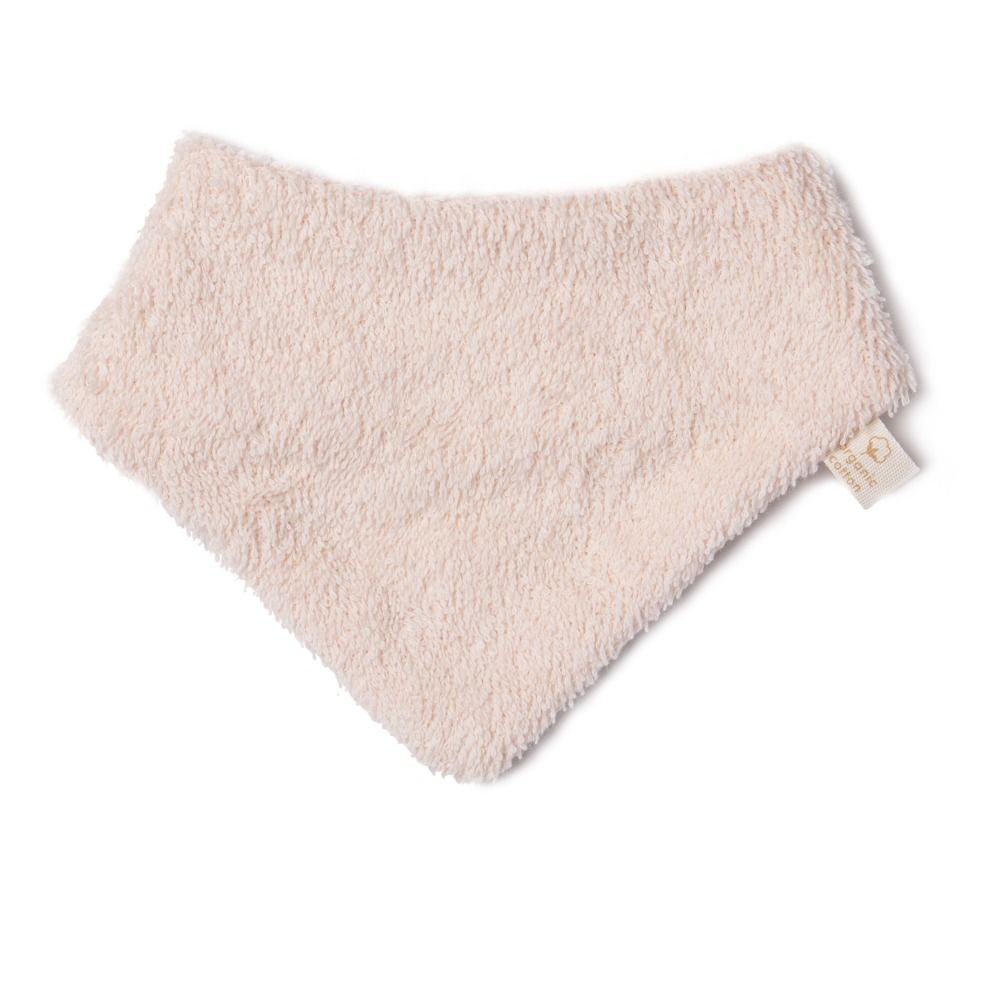 Nobodinoz - Bavoir Bandana So Cute en coton bio - Rose